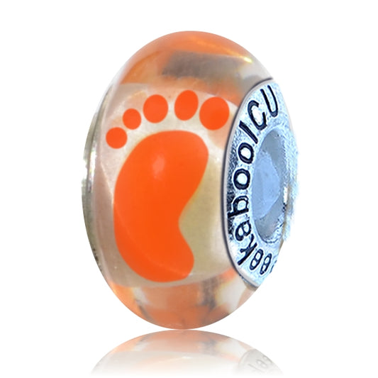 Peekaboo ICU - Signature NICU Baby Footprint Bead